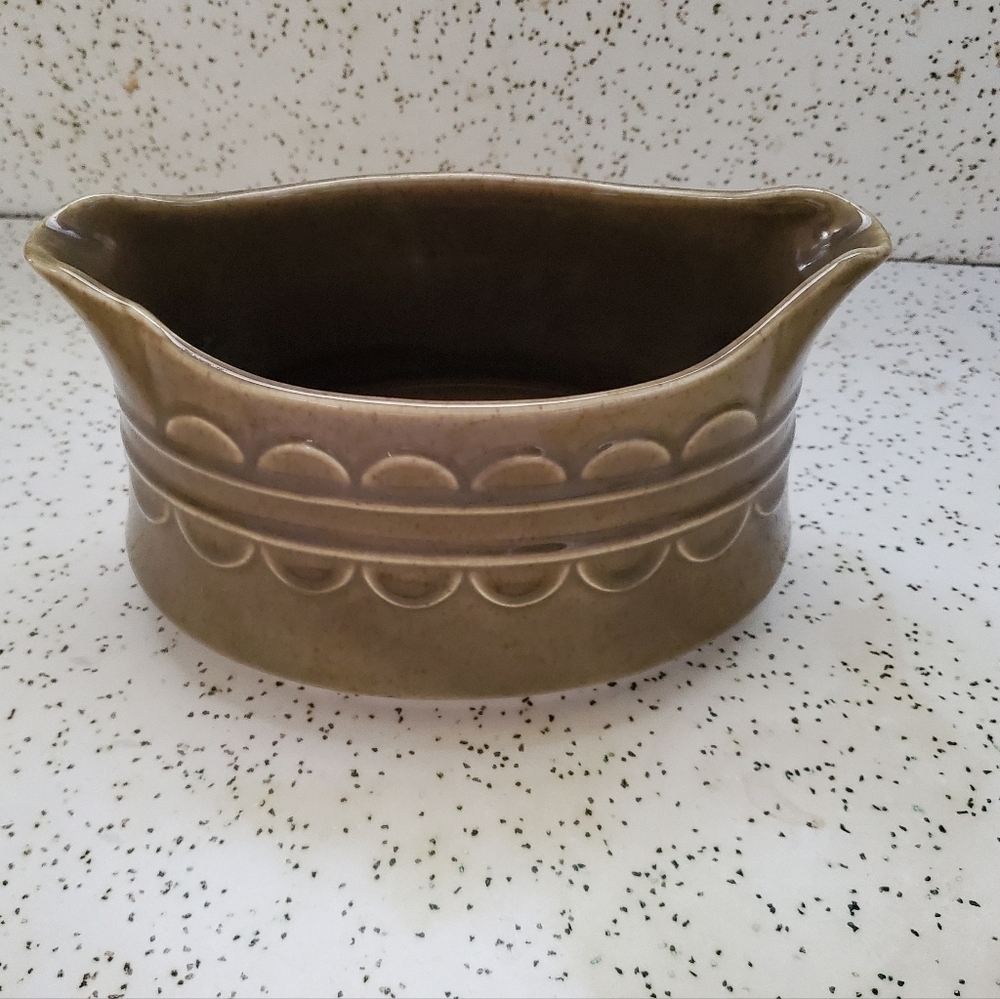 Homer Laughlin Green Grenada Gravy Boat